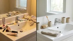 20 minut – a koupelna vypadá úhledně: co schovat jako první