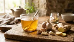 Česnekový čaj: jednoduchý recept na horký nálev, který zahřeje v sychravém počasí